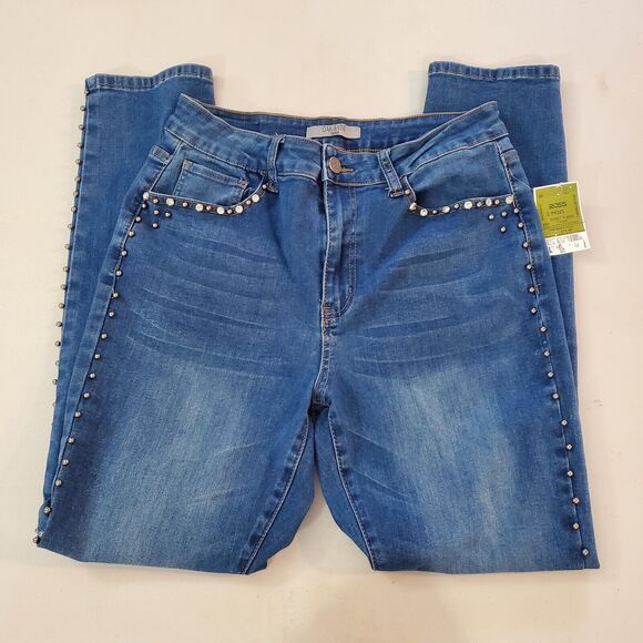 Oak & Vine Denim Jeans Junior Size 12 Blue Medium Wash NWT - Picture 2 of 15
